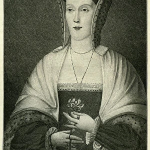 Margaret Pole, Countess of Salisbury, illustration for A Short History of The English People (Vol II) by John Richard Green, 1874 (engraving)