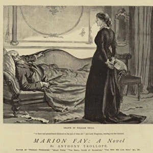 Marion Fay, A Novel (engraving)