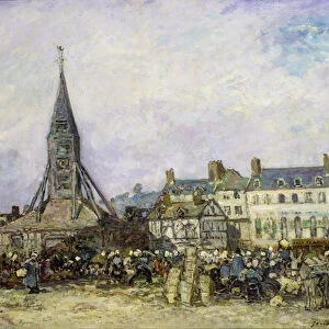 The Market at Sainte-Catherine, Honfleur