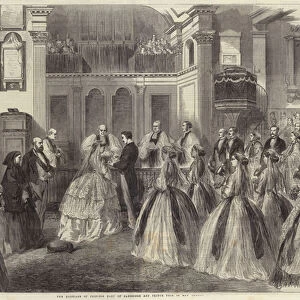 The Marriage of Princess Mary of Cambridge and Prince Teck in Kew Church (engraving)