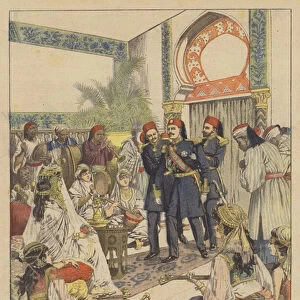 The marriage of the son of the Bey of Tunis (colour litho)