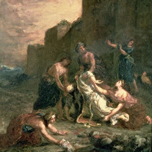 The Martyrdom of St. Stephen, 1860 (oil on canvas)