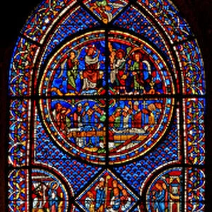 Mary Magdalene window: scenes from her life (w46) (stained glass)