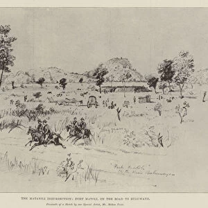 The Matabili Insurrection, Fort Matoli, on the Road to Buluwayo (engraving)