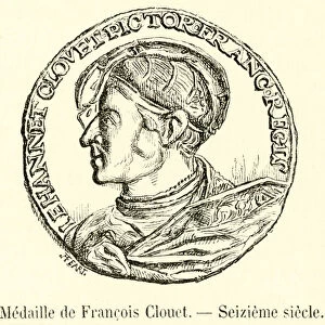Medaille de Francois Clouet, Seizieme siecle (engraving)