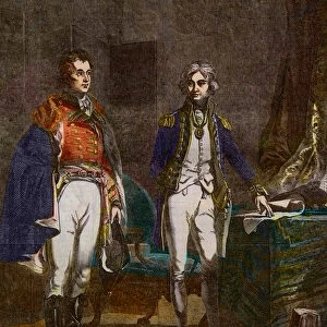 A meeting between Major-General Sir Arthur Wellesley (Duke of Wellington