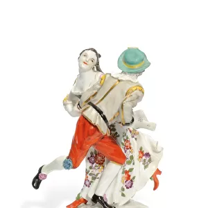 Meissen group of Tyrolean dancers, c. 1740 (porcelain)
