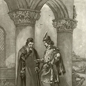 The Merchant of Venice. Act I, Scene III (gravure)