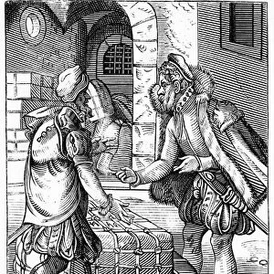 Merchants - in "De Artibus Illiberalibus et Mechanicis, ... ", 16th century