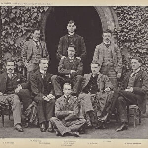 Merton College 1st Torpid, 1893 (b / w photo)