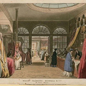 Messrs Harding Howell & Co, 89 Pall Mall, London (coloured engraving)