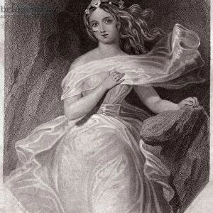 Miranda (The Tempest - La Tempete) in - "Galerie des femmes de Shakespeare