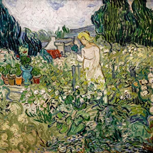Miss gachet in her garden in Auvers-sur-Oise, 1890 (Oil on Canvas)