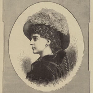 Miss Maude Taylor, Globe Theatre (engraving)