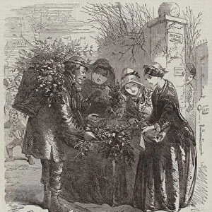 The Mistletoe-Seller (engraving)