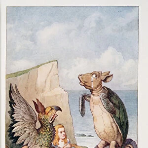 The Mock Turtle and the Gryphon, from Alices Adventures In Wonderland And Through