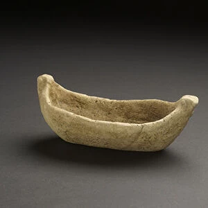 Model of a boat, Sumer (pottery)