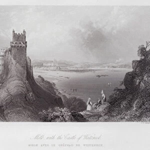 Molk, with the Castle of Weiteneck (engraving)