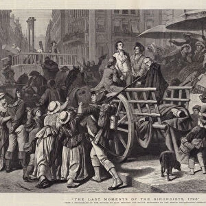 The Last Moments of the Girondists, 1793 (engraving)
