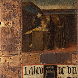 Money Offered by the hospital Santa Maria della Scala (painting on wood)