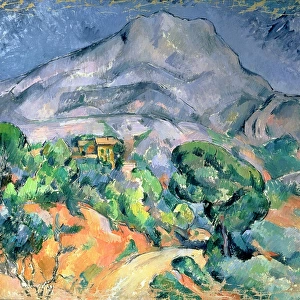 Mont Sainte-Victoire, 1900 (oil on canvas)