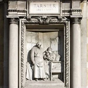 Monument to Stephane Etienne Tarnier (1828-1897), doctor, French obstretrician, Sculpture in high relief by Denys Puech (1854-1942). Photography, KIM Youngtae, Paris