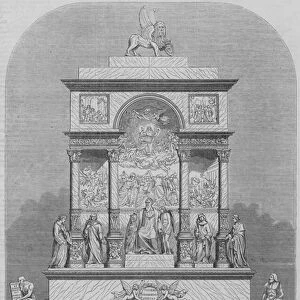 Monument to Titian, Venice (engraving)