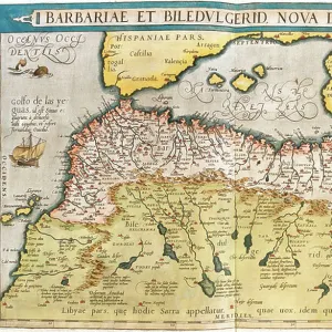 Algeria Fine Art Print Collection: Maps