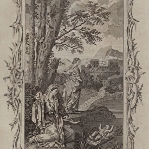 Moses in the Bullrushes (engraving)