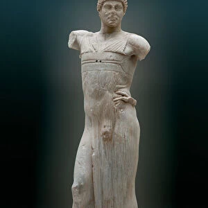 The Motya Charioteer, a young man, perhaps a charioteer, 450-440 BC (marble)