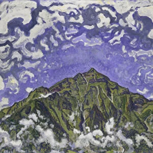 Mount Niesen seen from Heustrich, 1910 (oil on canvas)
