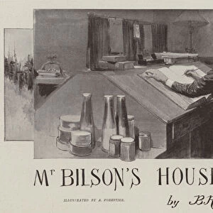 Mr Bilsons Housekeeper, by Bret Harte (litho)