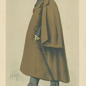 Mr Markham Spofforth, He invented the Conservative Working Man, 20 March 1880, Vanity Fair cartoon (colour litho)