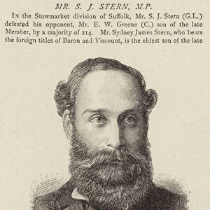 Mr Sydney J Stern (engraving)