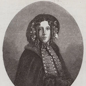 Mrs Harriet Beecher Stowe, Author of "Uncle Toms Cabin"(engraving)