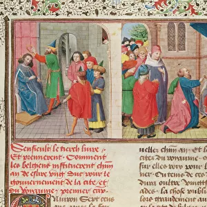 Ms 149 t. 1 fol. 108v How the Belgians Elect a Duke, from the