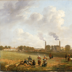 Murton Colliery, 1843 (oil on canvas)