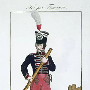Musician of the Royal Footguards, from Troupes Francaises, pub