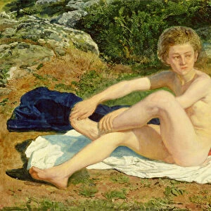 A Naked Boy, study for The Appearance of Christ before the People