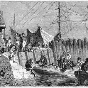 Napoleonic Wars - The English army leaves Walcheren Island 1809 - The English abandon