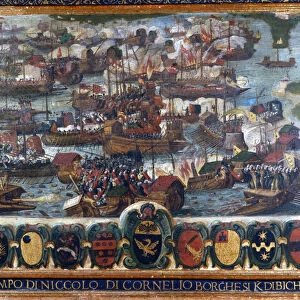 Naval Battle of Lepanto (Lepanto): "Al tempo Niccolo di Cornelio Borghesi