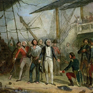 Nelson Boarding the San Josef on 14th February 1797 after Sir John Jervis