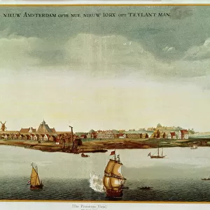 New Amsterdam, c. 1650-53 (The Prototype View) used for the frontispiece to