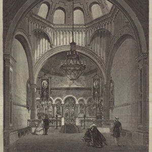 New Chapel of the Russian Embassy in Welbeck-Street (engraving)
