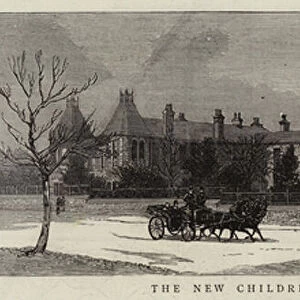 The New Childrens Ward, Macclesfield Infirmary (engraving)