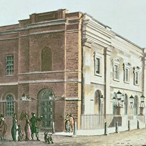 New Drury Lane Theatre, 1812 (colour litho)