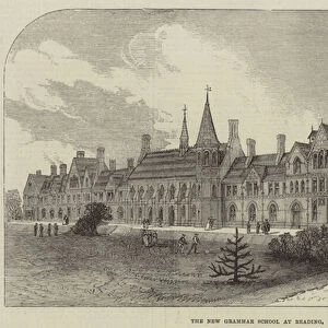 The New Grammar School at Reading (engraving)