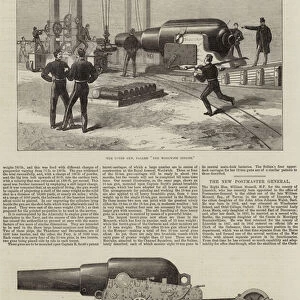 The New Great Gun and Naval Gun Carriage (engraving)