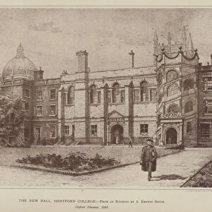 The New Hall, Hertford College (engraving)