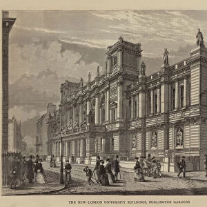 The New London University Buildings, Burlington Gardens (engraving)